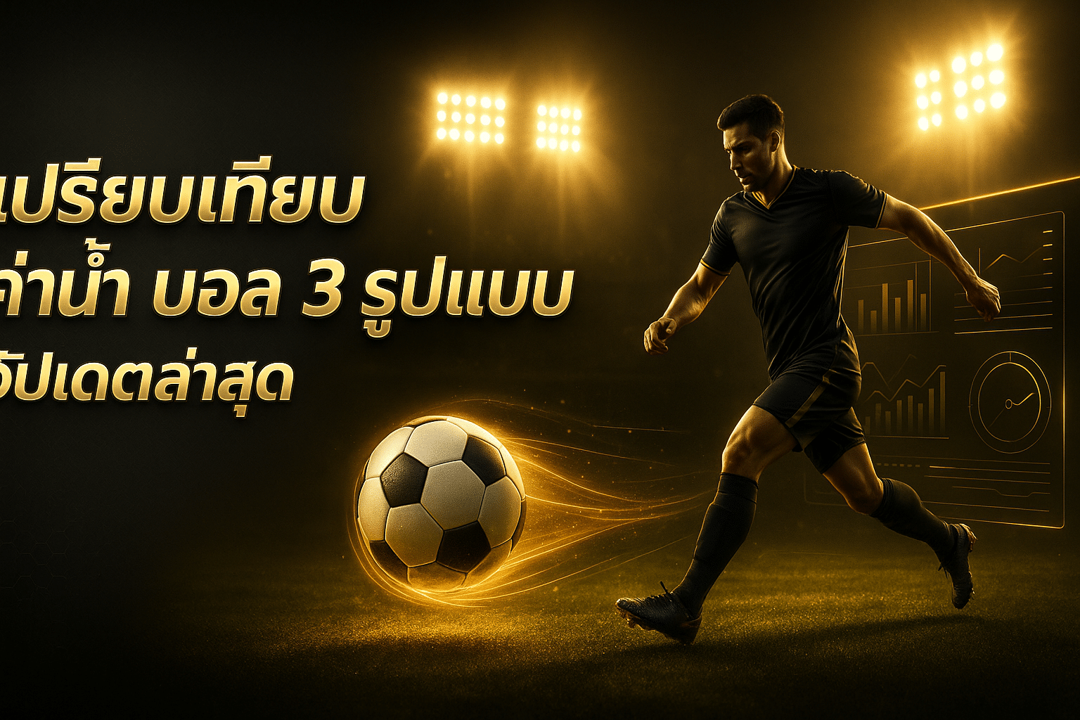 เปรียบเทียบ ค่าน้ำ บอล